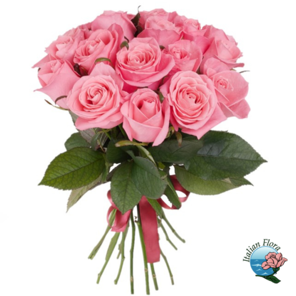 Bouquet di rose rosa